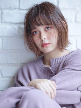 エムスラッシュ たまプラーザ(M.SLASH) シースルー/ハイライトグラデーション/小顔/ロブ/たまプラーザz