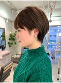 【伊杏】コンパクト耳かけマッシュ