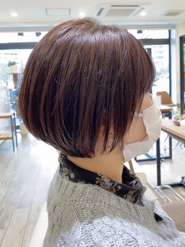アイ(I.) 【I.】お手入れ簡単ストレートまるみショートボブ 川口