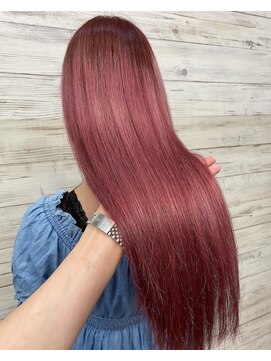 カプセル シンジュク(CAPSULE) 潤艶ロングStyle☆チェリーピンク@岡しゃん