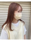 1ブリーチの透け感ベージュ