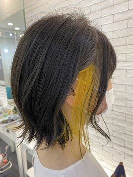 ヴァイブス(vibes) 外ハネボブ×イヤリングカラー