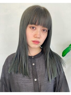 ネス(ness) 大人な【ミントグレージュ】ワイドでモードな印象に◎