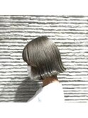 10代20代/シルバーアッシュ/ハイトーン/大人可愛い/切りっぱなし
