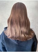 ルクティーベージュ_チェリーブラウンフェミニンロング_ba379081