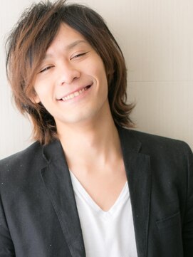 メンズヘア ビーセカンド 草加店(MENS HAIR B-2) 伸びかけも◎リラックスレイヤー大人ウザバングウルフQ草加