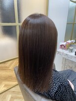 トッカ 三ノ宮店(tocca) 柔らかベージュ×艶髪縮毛矯正【島村】
