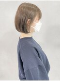 ナチュラルボブ　20代30代40代ヘア 小顔 大阪ボブ 梅田
