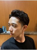 銀座 理容室 メンズビジネスパーマ