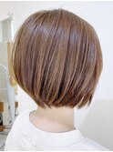 【morio成増/児玉】ショートボブ ブラウンベージュ