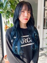 アンドファインヘアービューティー(AND FINE hair beauty)&nbsp;ブルーグラデーション