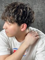 プレミアムバーバー 目黒店(PREMIUM BARBER produce by HIRO GINZA) メッシュパーマ