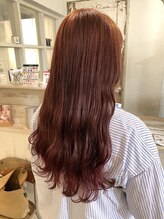 ティティアンバイイザ(titian by IZA)&nbsp;オレンジベージュとレッドグラデーション