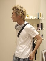 ネロ ヘアサロン ネイビー 渋谷(NERO HAIRSALON NAVY)&nbsp;【田中春佳】ブロンド×ウルフ　ブリーチ　メンズカット