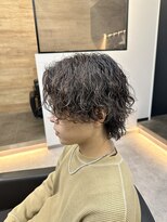 メンズ ラピス 横浜店(Men’sLapis)&nbsp;ブラウン×サーフカール