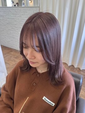 ニュイ 高槻 阪急茨木店(nui) 黒髪ボブルフネビージュ小顔ワンレンスペインカール