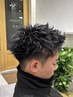 【琉弥指名】スパイキーショート＋ケアパーマ【ツイストパーマ/ピンパーマ】