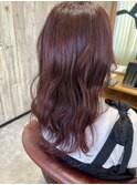 赤ピンクカラー×モテ愛され系