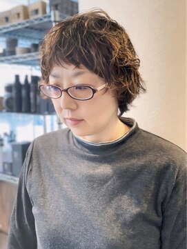 ティアラ 桜木町(TIARA) 【桜木町】ふんわりミセスショート×白髪ぼかしハイライト