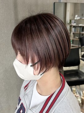 ラック(LUCK) バレイヤージュ/船橋/くすみベージュ/細めハイライト