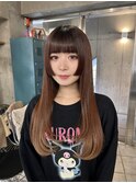 ナチュラルレイヤー姫カット
