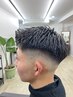 【KAZUKI指名限定】MEN'Sフェードカット+眉カット+炭酸シャンプー ￥6750