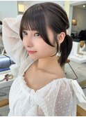 小顔に見える顔周りカット/レイヤーカット/顔まわりカット/前髪