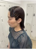 レトロなフィンガーウェーブアレンジ