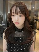 韓国風／レイヤーカット／顔周りカット