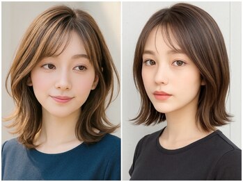 メグロ 相模大野(MEGURO)の写真/大人女性に高支持＆高リピート率＊白髪を隠さない白髪ぼかしで、仕上がりが上品な印象を実現！[相模大野]