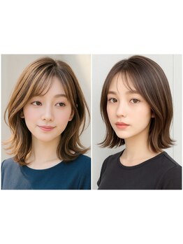 大人女性に高支持＆高リピート率＊白髪を隠さない白髪ぼかしで、仕上がりが上品な印象を実現！[相模大野]