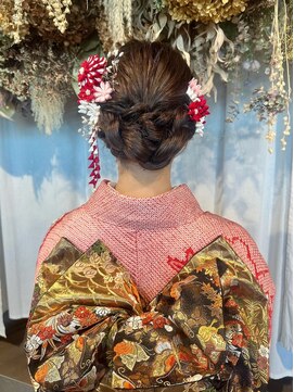 アミー 銀座(Ammy) 成人式ヘアセット×振袖着付け♪yu