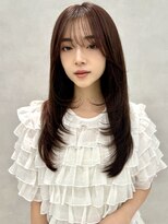 エジョン 三鷹店(Aejon) 三鷹吉祥寺レイヤーカットマレットヘアオリーブグリーンボルドー