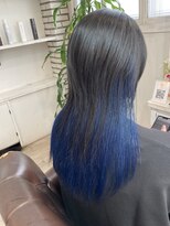 クッキー ヘアーアンドメイク(COOKIE Hair&Make)&nbsp;【COOKIE】インナー×ブルー