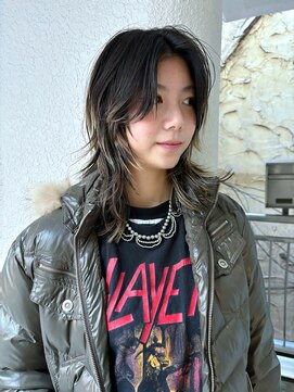 ☆レイヤーカットシャギーレイヤーウルフカットハッシュカット