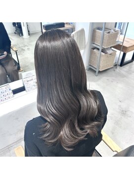 ビューバイネオリーブ 用賀店(Beau'r by neolive) 大人ガーリーダークアッシュ似合わせカットミディアムレイヤー