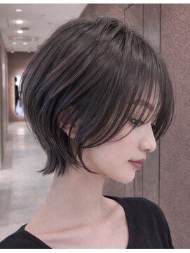 サロウィン 倉敷店(SALOWIN) 骨格補正スッキリショート9/髪質改善/縮毛矯正/ボブ/レイヤー