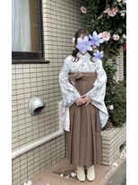 ピオニー(Peony)&nbsp;華やかハーフアップ