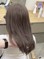 ミリ(mm)&nbsp;10代20代30代色落ちまで可愛いブリーチなしグレージュ仙台韓国