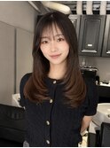 レイヤーカット 韓国ヘア 三鷹 吉祥寺 葵