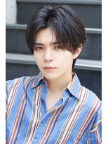 リークフー(Ree cu fuu)&nbsp;シースルーマッシュカルマパーマ韓国マッシュセンターパート