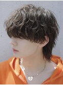 栄波巻きスパイラルパーマスパイラルパーマ刈り上げマッシュ