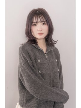 ブランシェ 西松山店 大人可愛いくびれボブ×ダブルカラーで作る柔らかブラウン