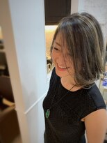 ダマーニ 表参道(DAMANI)&nbsp;個性が生きるハイライト×ローライトボブ