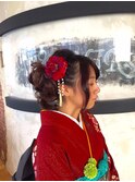 ふんわりボリュームヘア
