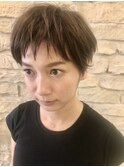 【ZONNE】 ギザバングx小顔ショート