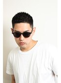 七三オールバックかき上げヘアコンマヘア４２