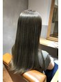 オリバ ヘアー(OLIBA HAIR)&nbsp;定番のイルミナカラーで透明感を出してみてはいかがでしょうか☆
