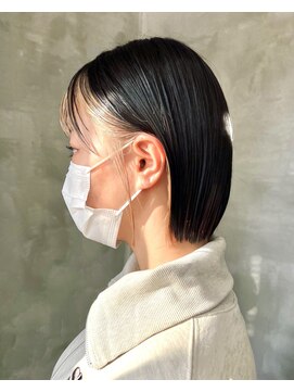 テトヘアー(teto hair) ミニボブ　後毛　インナーカラー　名古屋カラー