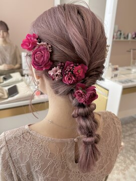 ニューヨーク ニューヨーク 河原町オーパ店(NYNY) ペールピンク ヘアセット
